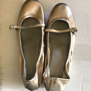 Cole Haan adjustable strap almost flats